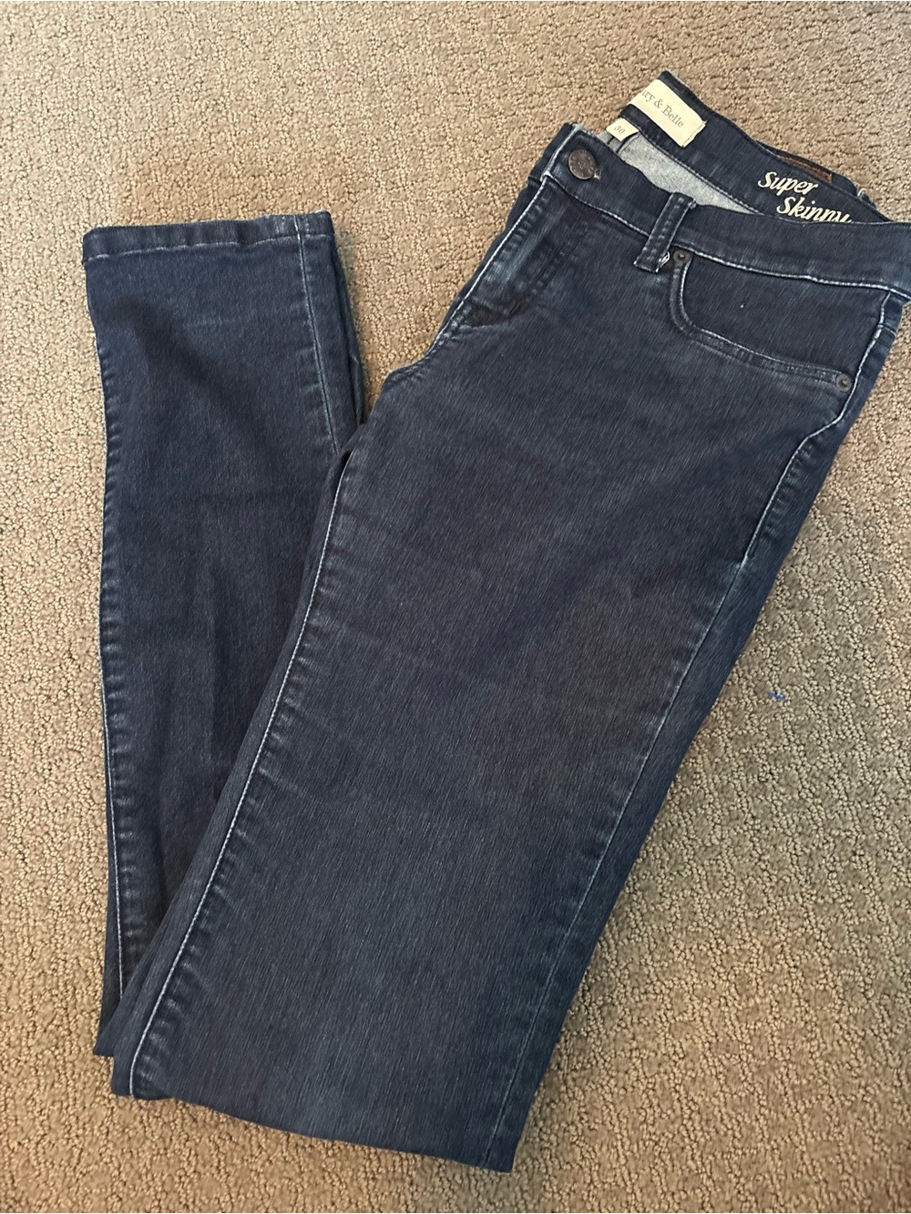 Henry & Belle Super Skinny Jeans in Dark Blue